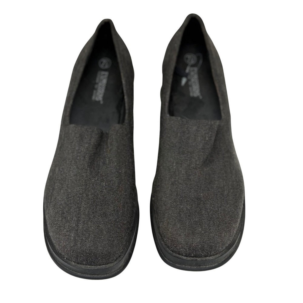 Expressions Wedge Loafers Charcoal Gray Slip On Comfort Platform Shoes 7.5 Women